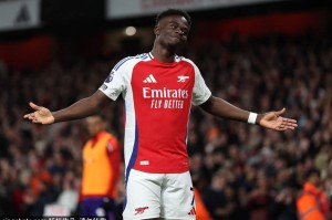 英超-梅里诺破门萨卡复出替补建功 阿森纳2-1胜富勒姆