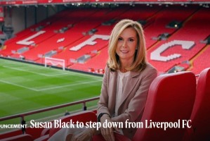 利物浦官方：俱乐部沟通总监苏珊-布莱克赛季结束后离任